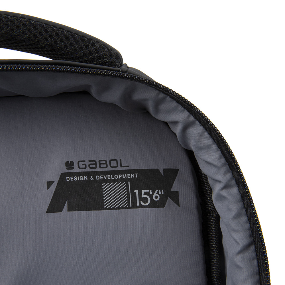 Ranac sa tri odeljka 31x43x18 cm 15,6" Record siva Gabol - Slika 6