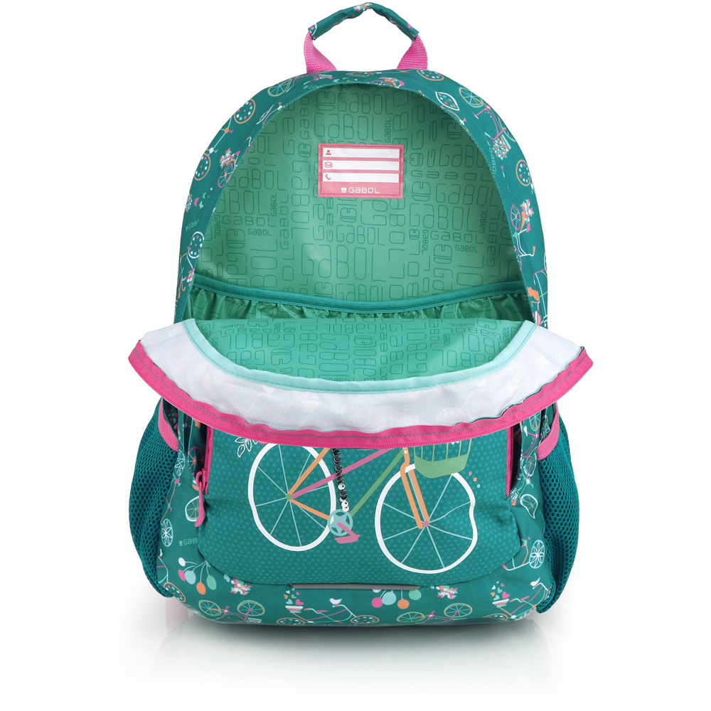 Ranac školski ergonomski 32x44x18 cm 21l-0,56 kg Fiori zelena Gabol - Slika 4