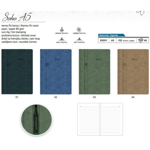 Rokovnik Agenda A5 SOHO Lastva - Slika 2