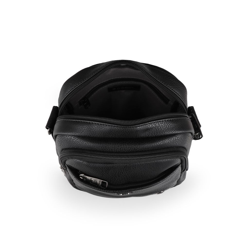 Torbica na rame muška 20x24x8 cm Snap crna Gabol - Slika 3