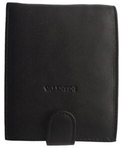 Novčanik kožni muški sa kopčom Valentini 306563 crni
