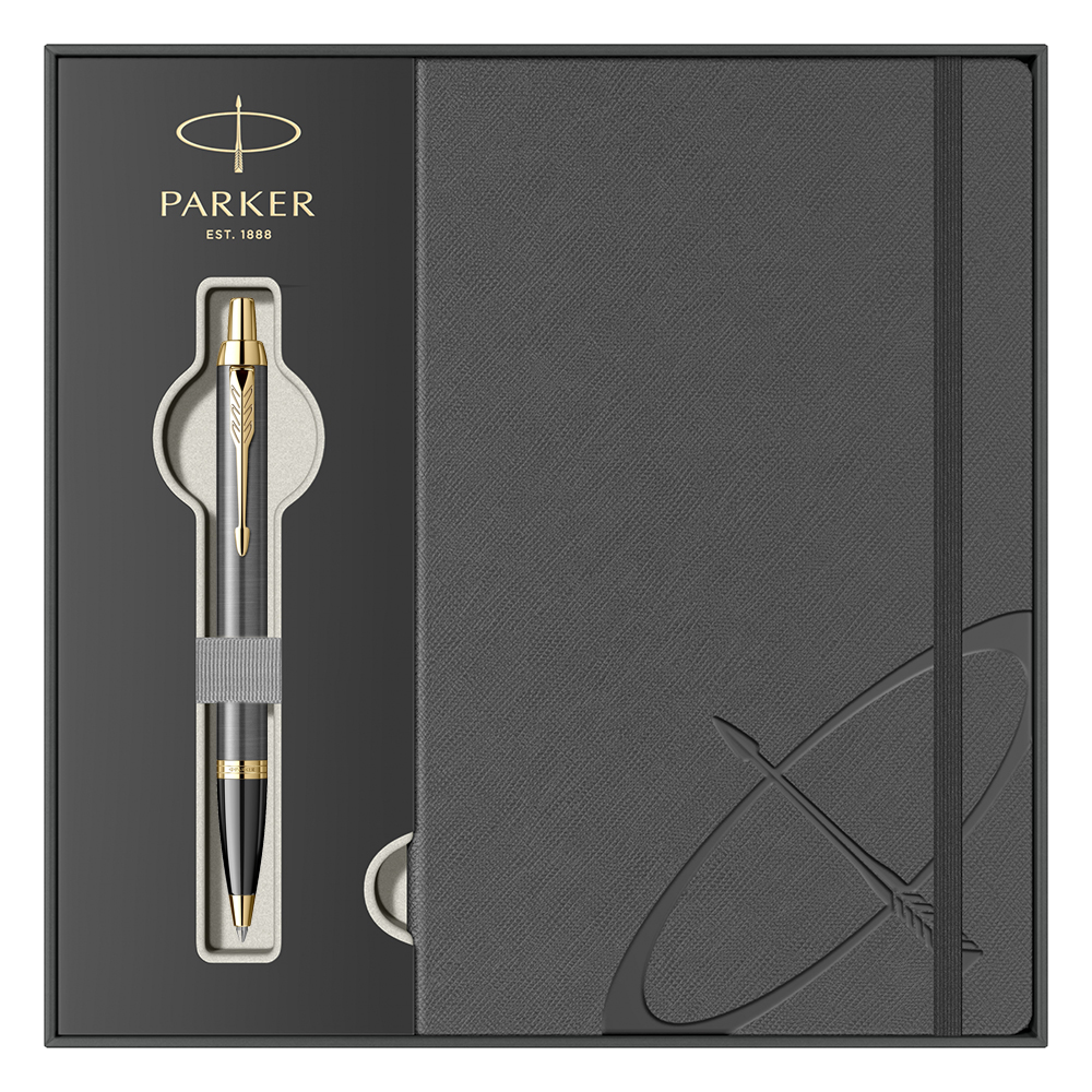 Parker poklon SET Royal Im Grey GT Hemijska + Notes