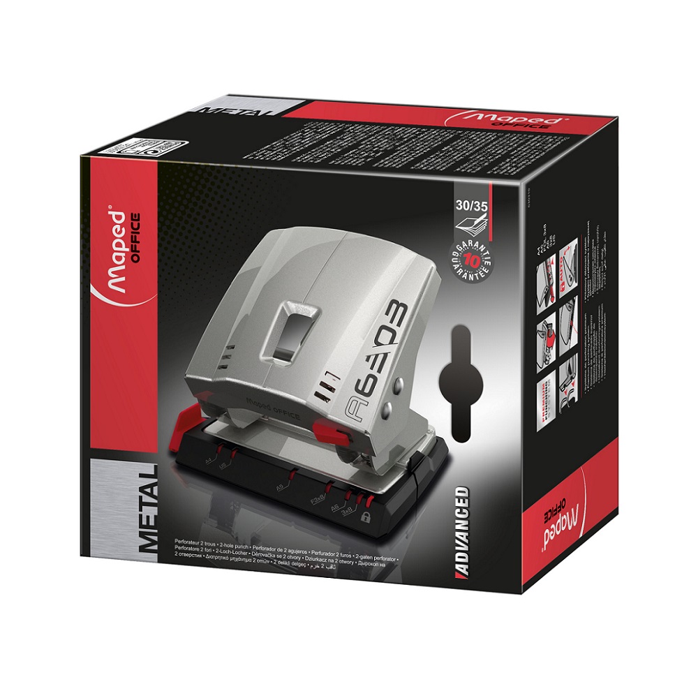 BUŠAČ MAPED M630310 ADVANCED SILVER 30/35 LISTOVA - Slika 5