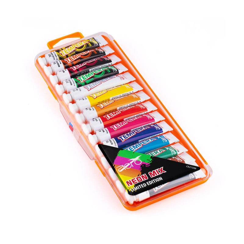Tempere NEON MIX u PVC pakovanju 1/14, Aero